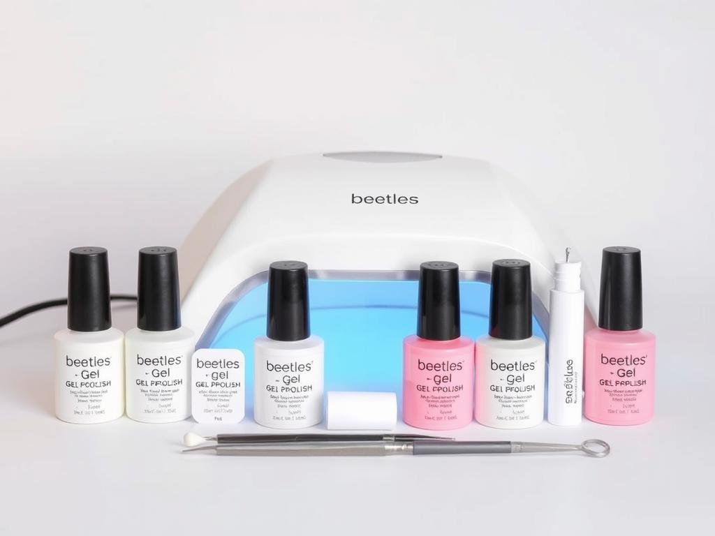 Beetles Gel Polish French Manicure Kit for short acrylic nails