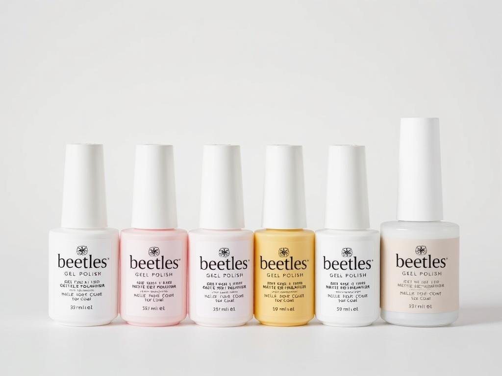 Beetles Gel Polish and Top Coat Set for acrylic nails