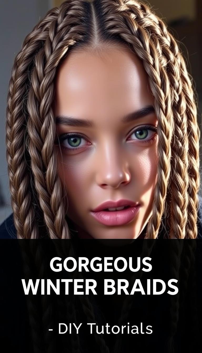 Step-by-Step Winter Braid Tutorials
