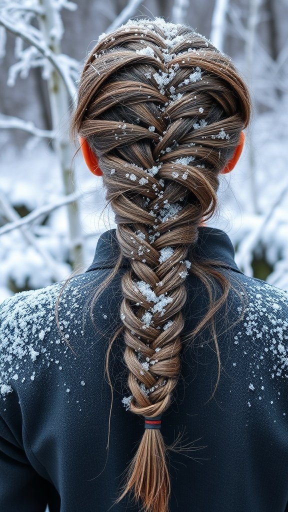 15 Stunning Winter Hair Braids Perfect for Snow Days