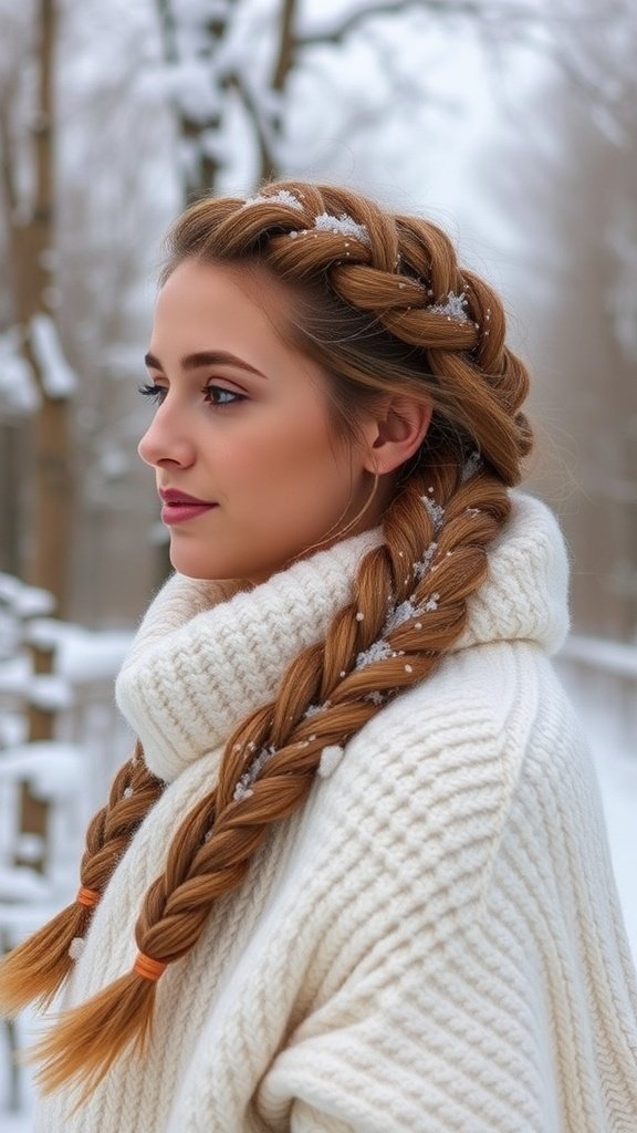 15 Stunning Winter Hair Braid Ideas to Try This Season