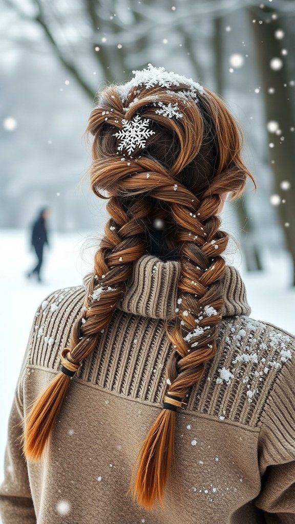 10 Simple Winter Hair Braids for Cold Mornings