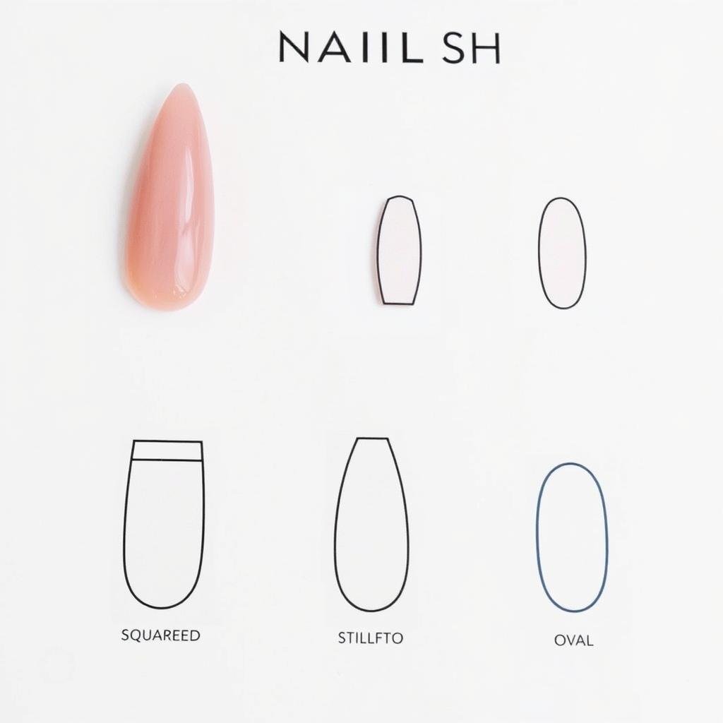 Comparison of almond shaped nails with other popular nail shapes