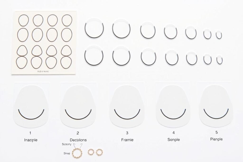 French tip guides for perfect short french tip acrylic nails