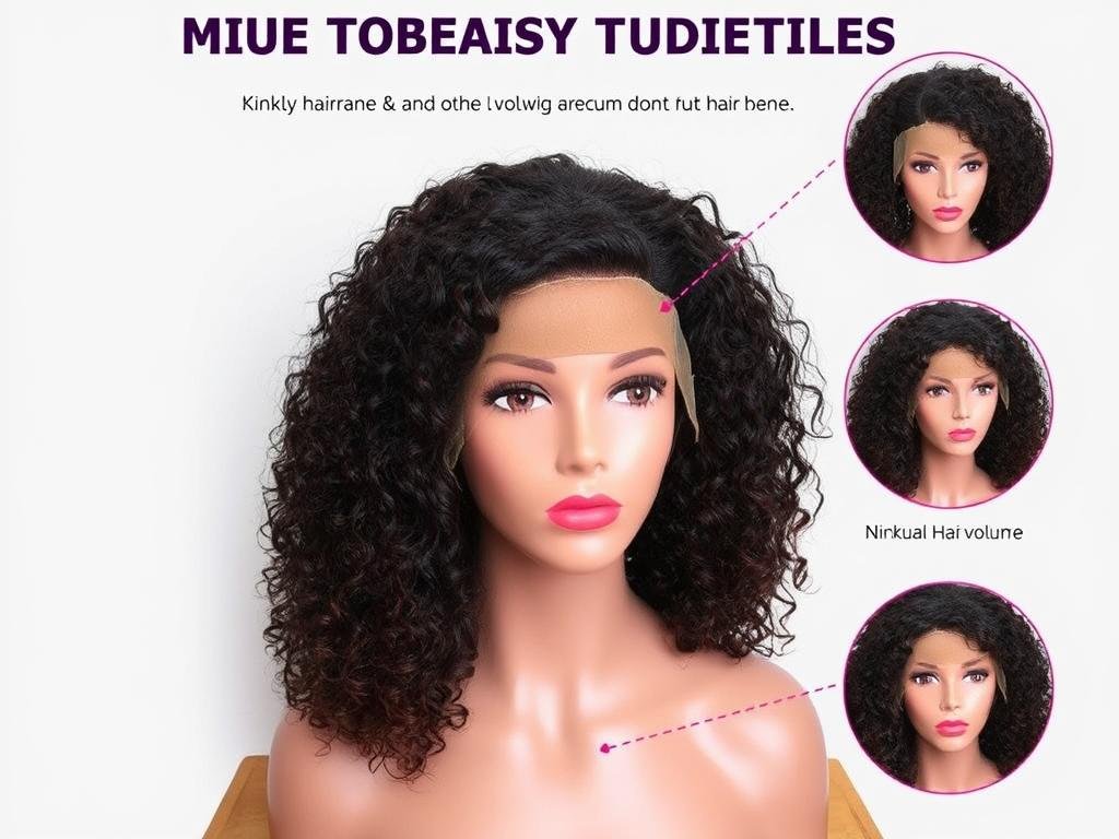 Luvme Too Easy Texture 3-In-1 Half Wig with kinky curly texture Luvme Too Easy Texture 3-In-1 Half Wig with kinky curly texture