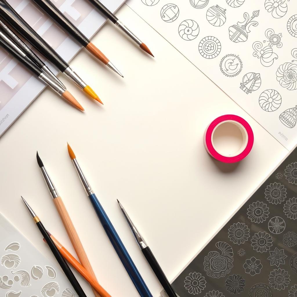 Nail art tools for designing on clear acrylic nails Nail art tools for designing on clear acrylic nails