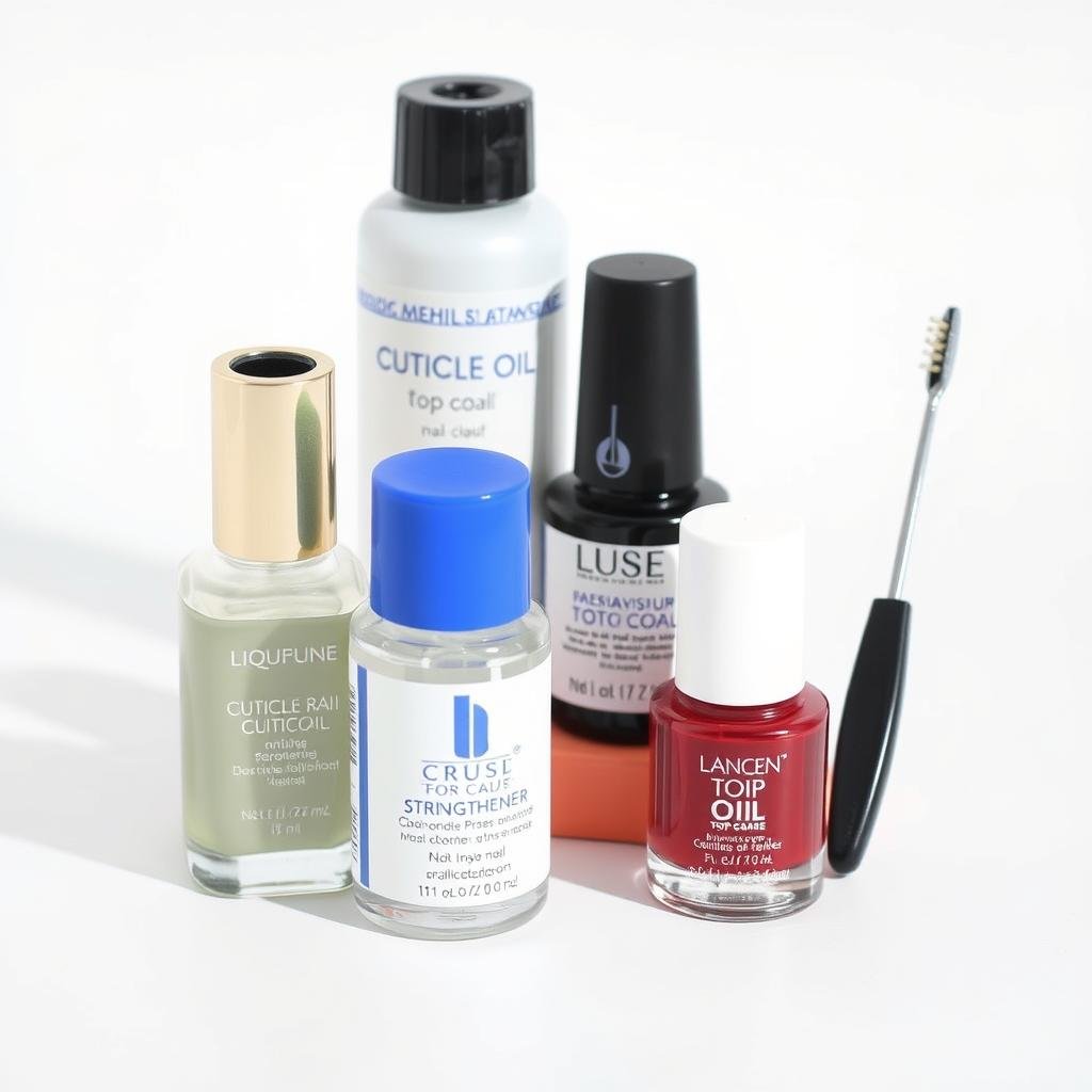 Nail care and maintenance products for medium French tip acrylics
