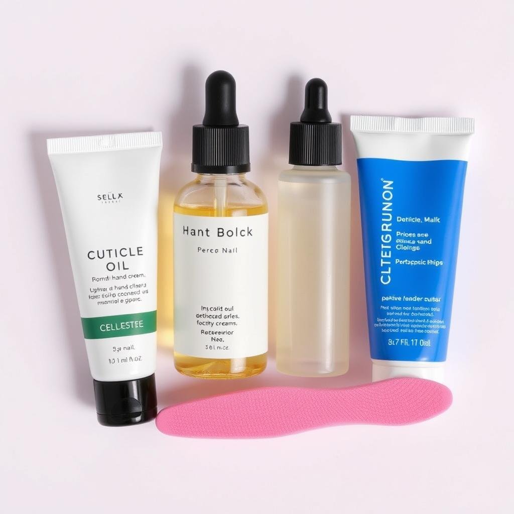 Nail maintenance kit with cuticle oil and hand cream