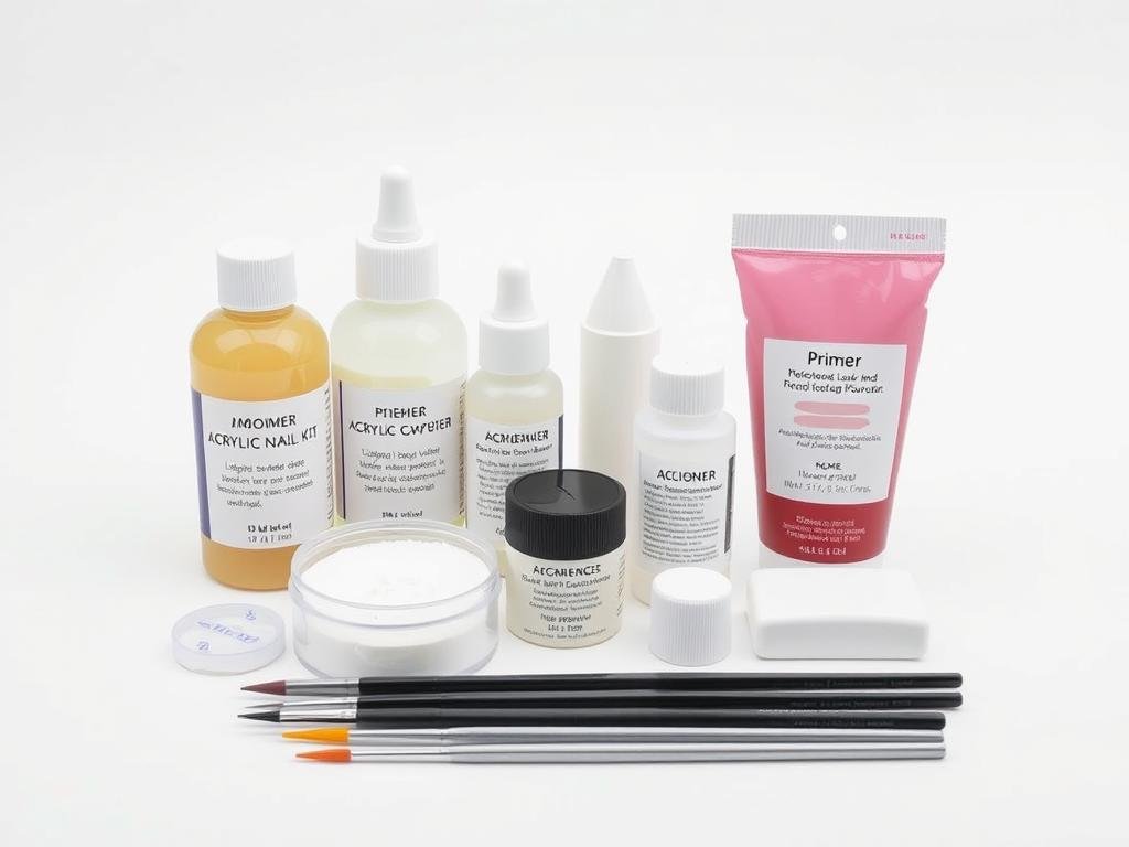 Professional acrylic nail kit for leopard nail art