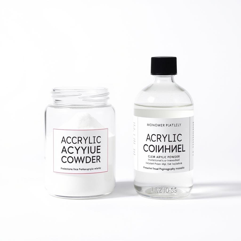 Professional clear acrylic powder and monomer set Professional clear acrylic powder and monomer set