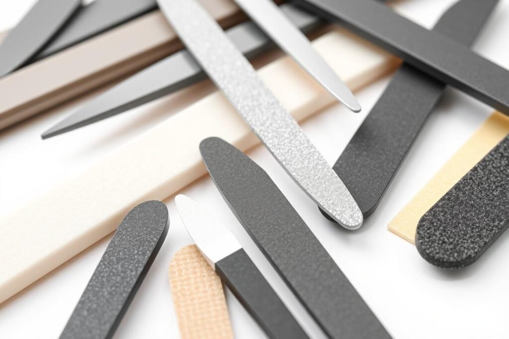 Professional nail files and buffers for short french tip acrylic nails