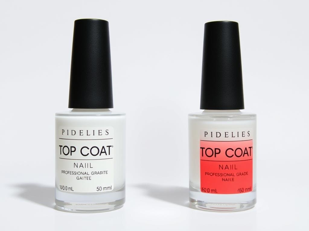 Professional top and base coats for leopard acrylic nails