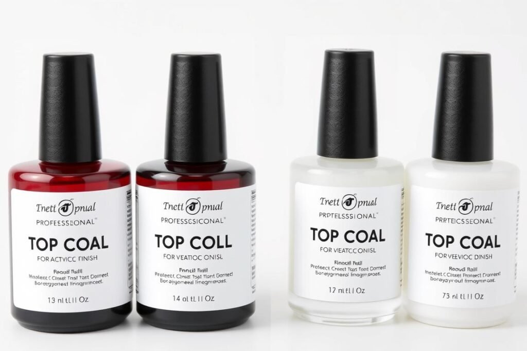Professional top coats for french tip acrylic nails short style