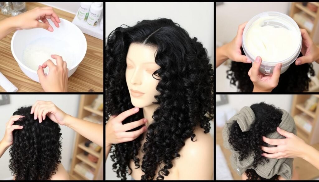 Step-by-step wig maintenance for curly wig hairstyles black women