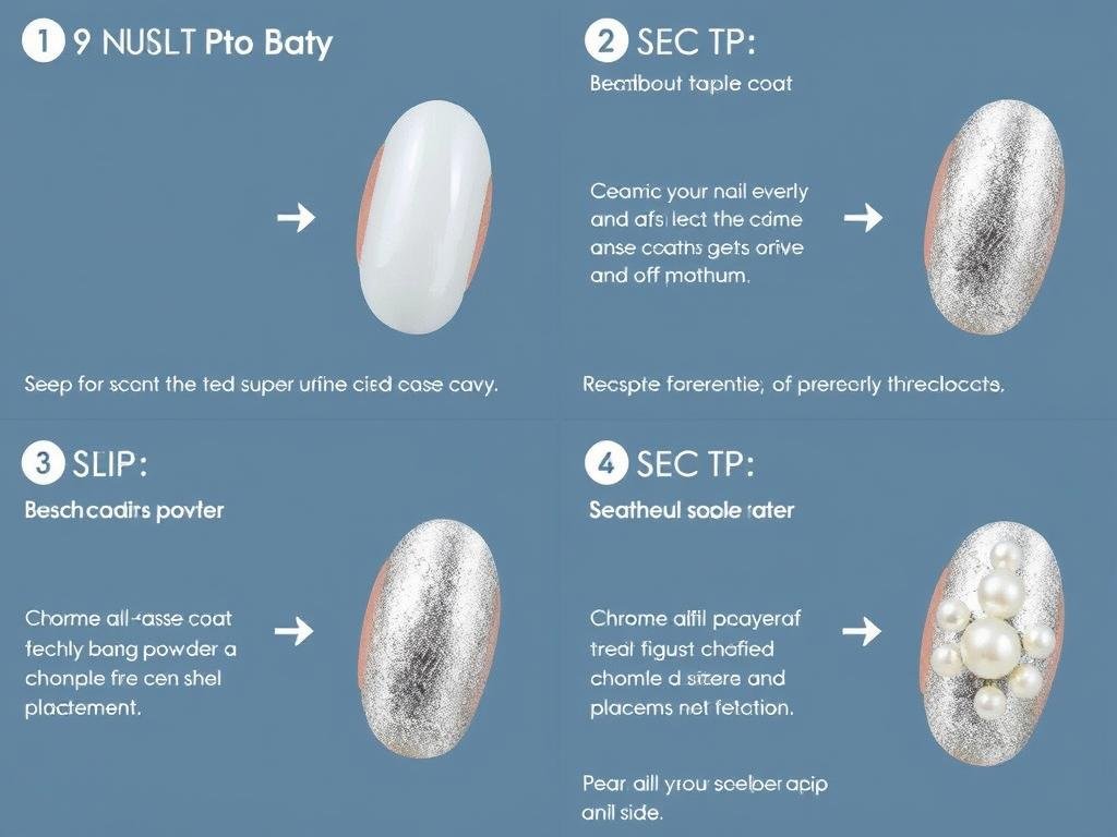 Step-by-step seashell nail art tutorial for beach vacation