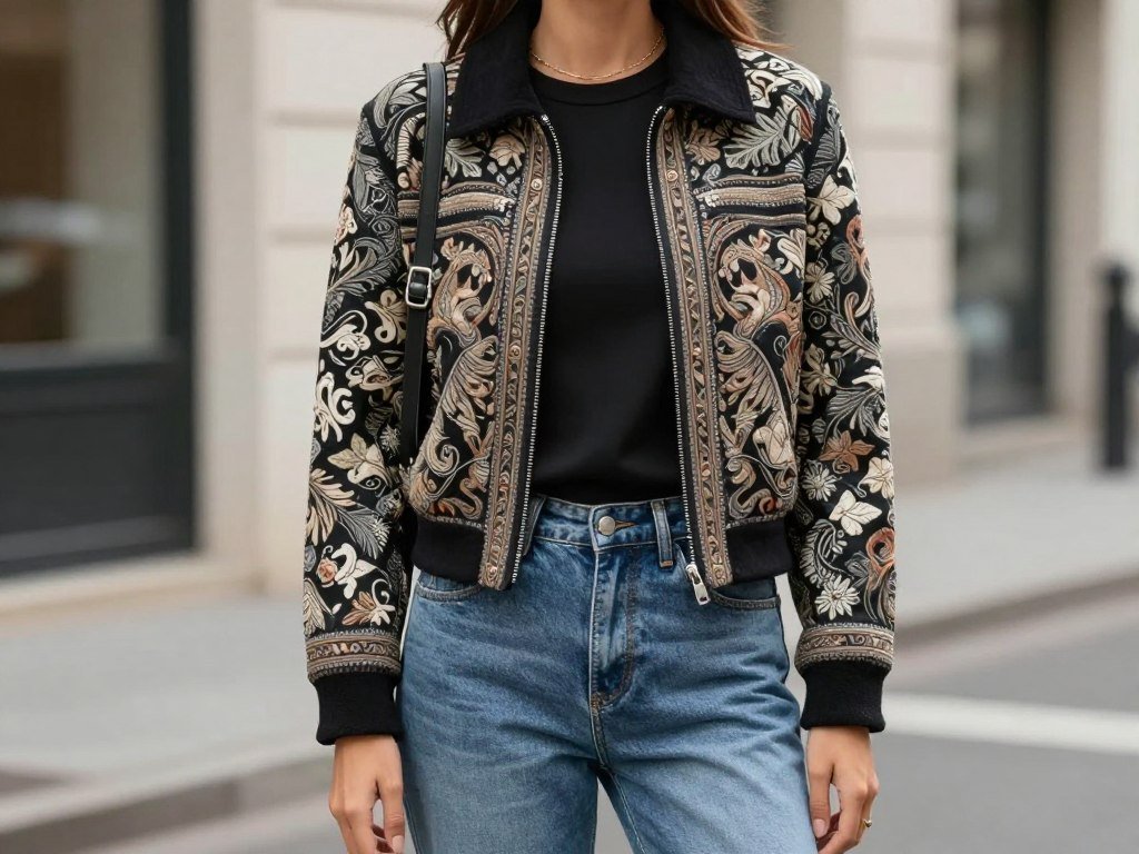 Band jacket styled casually for everyday spring 2026 wear
