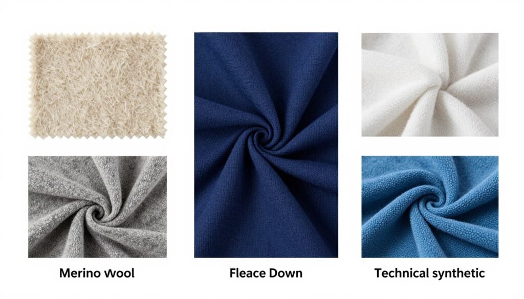 Comparison of different fabric types for cold weather baseball games