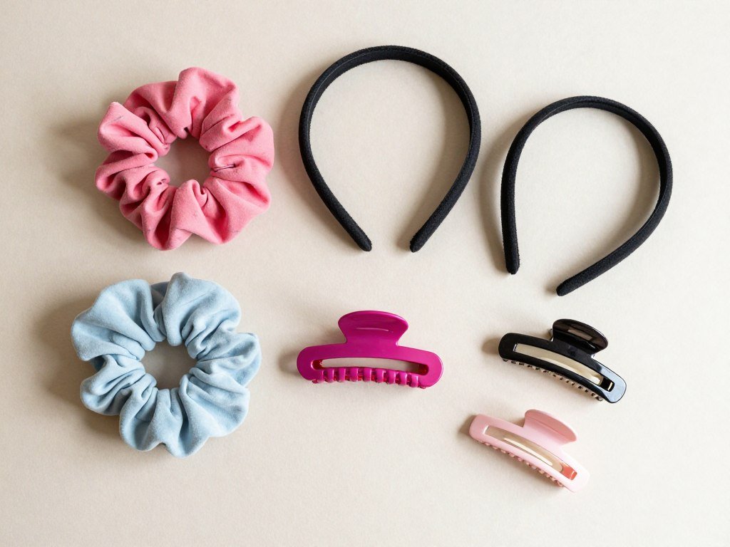 Statement hair accessories for school outfits