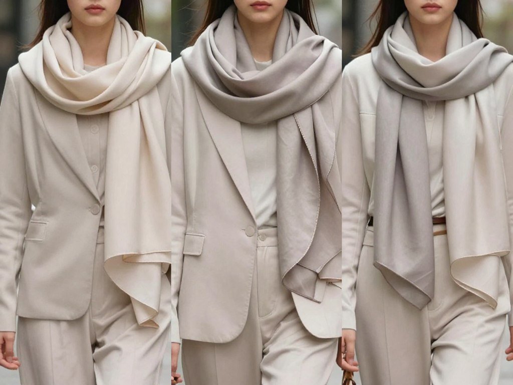 Styling with long scarves for spring outfits 2026 trends