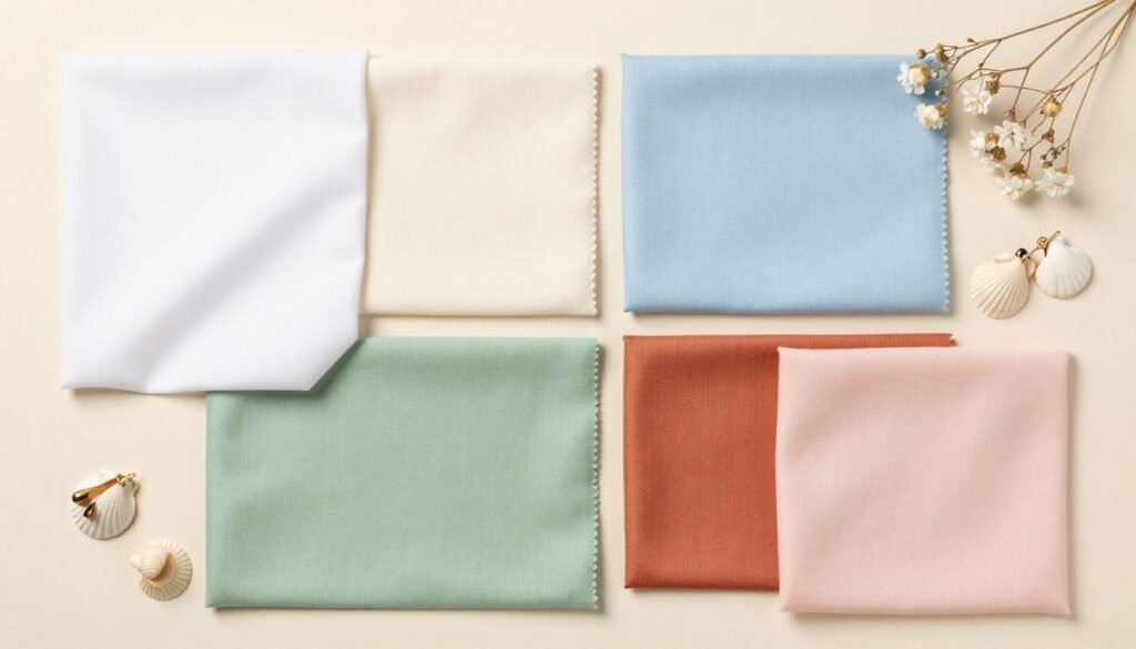 Summer color palette for comfy casual summer outfits