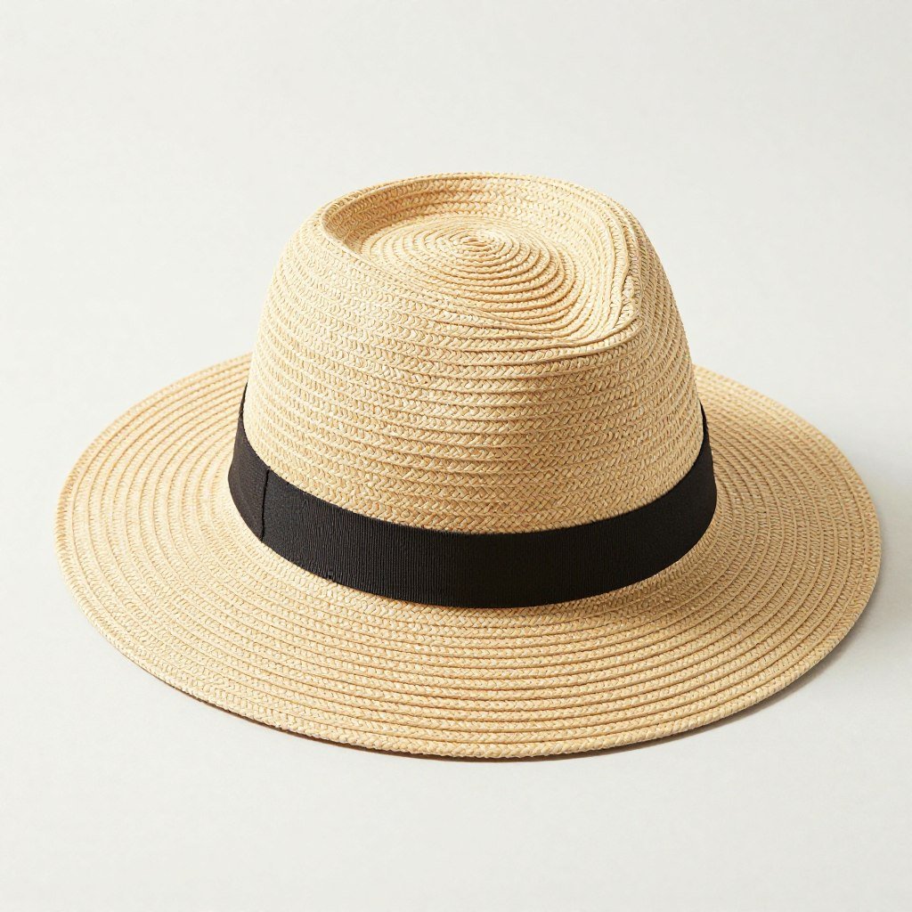Wide-brim straw hat perfect for sun protection, essential for cute summer outfits aesthetic