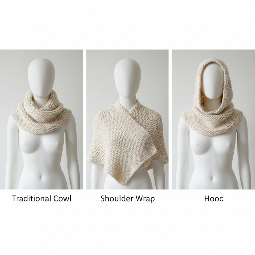 Convertible cowl styled in multiple ways