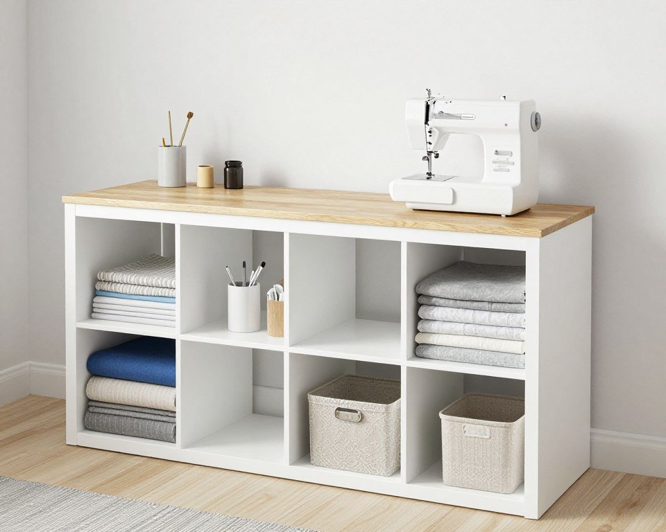 Ikea furniture hacked into sewing workstation