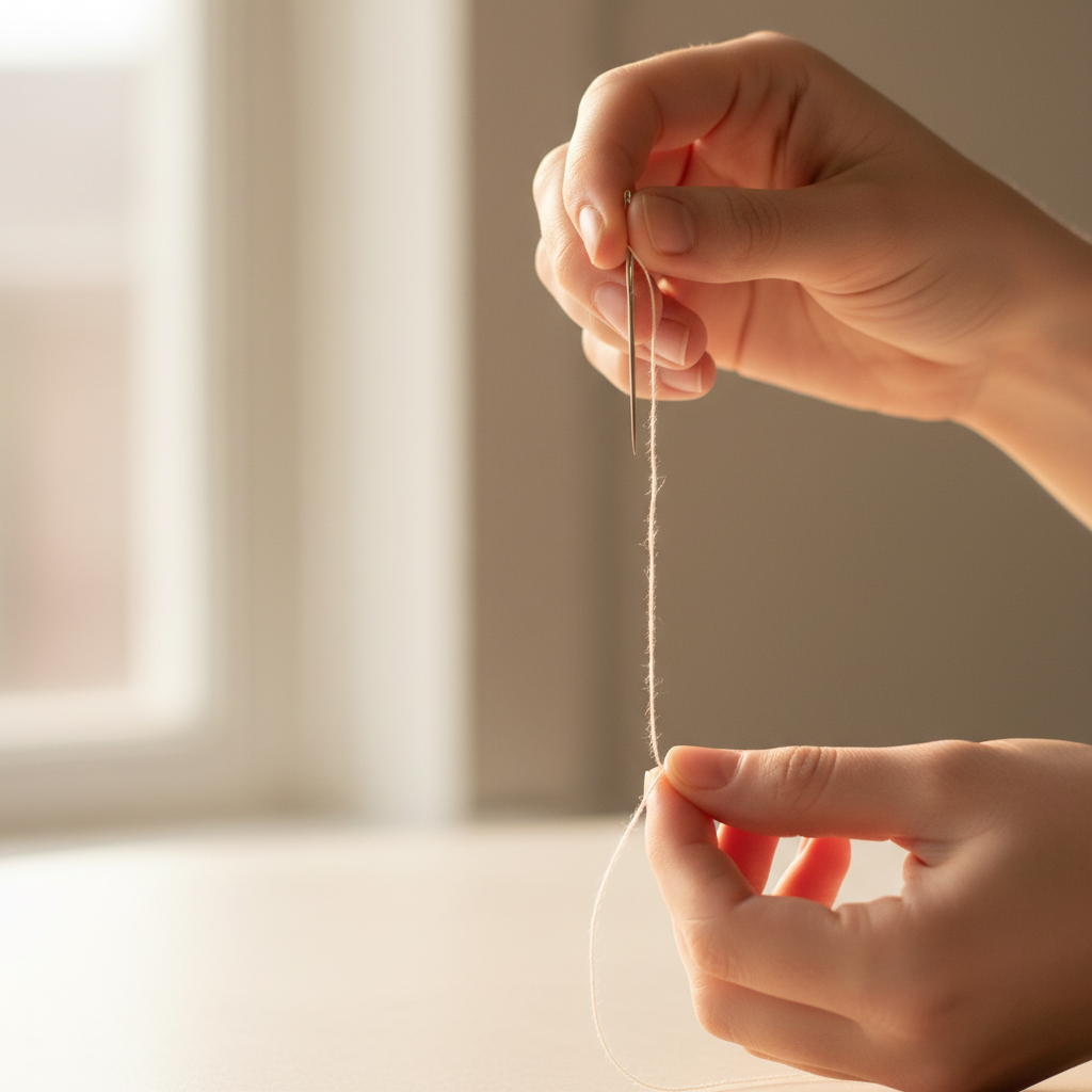Proper thread length and technique to prevent tangling