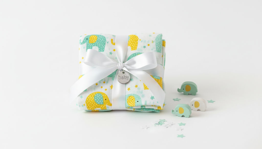 baby gift set with matching items