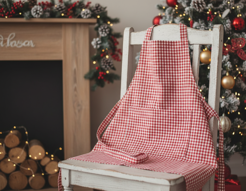 beginner friendly handmade kitchen apron