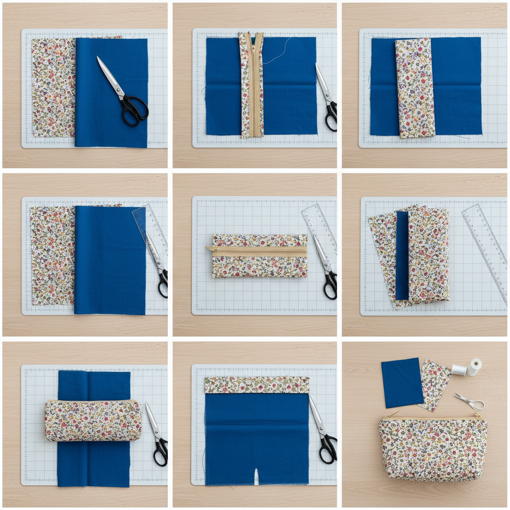 beginner sewing pattern for zipper pouch gift beginner sewing pattern for zipper pouch gift