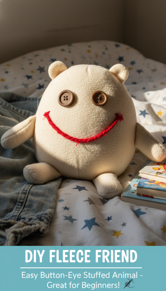 beginner stuffed animal sewing project for kids
