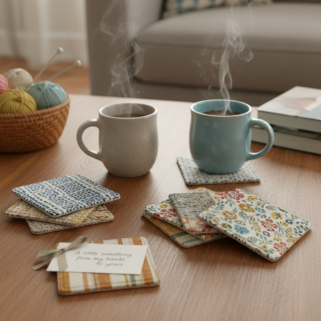 coasters sewing project for beginners