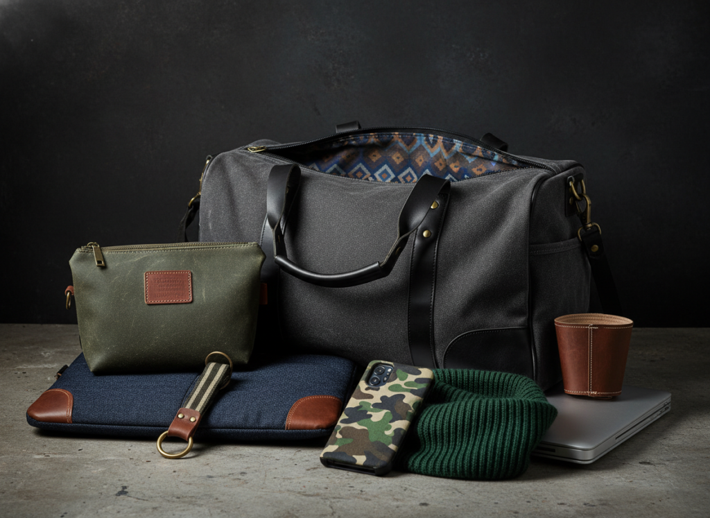 collection of all seven handmade gift projects arranged together