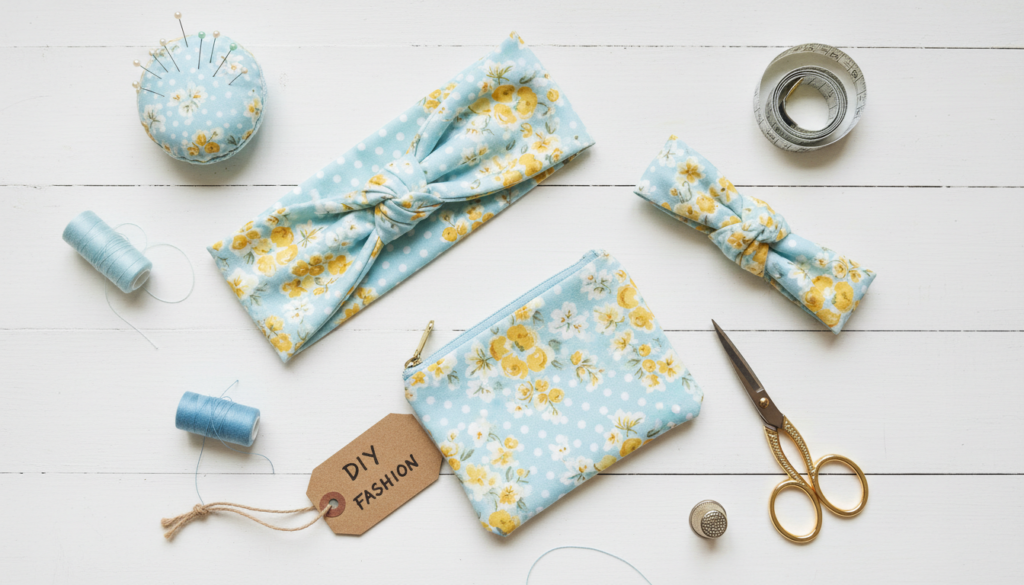 collection of cute handmade fabric accessories for beginner sewing collection of cute handmade fabric accessories for beginner sewing