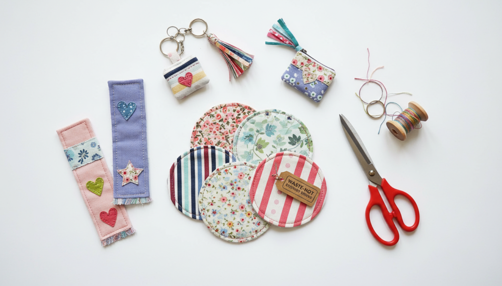 collection of cute items made from fabric scraps for beginner sewing collection of cute items made from fabric scraps for beginner sewing