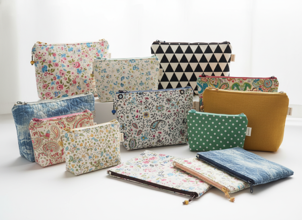 colorful zippered pouches small sewing project for friends colorful zippered pouches small sewing project for friends