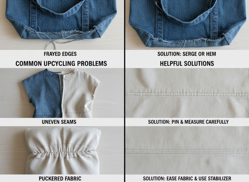 common sewing problems and their solutions illustrated