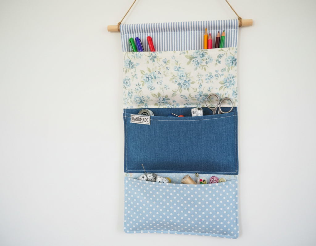 cute hanging fabric organizer with pockets for beginner sewing practice cute hanging fabric organizer with pockets for beginner sewing practice