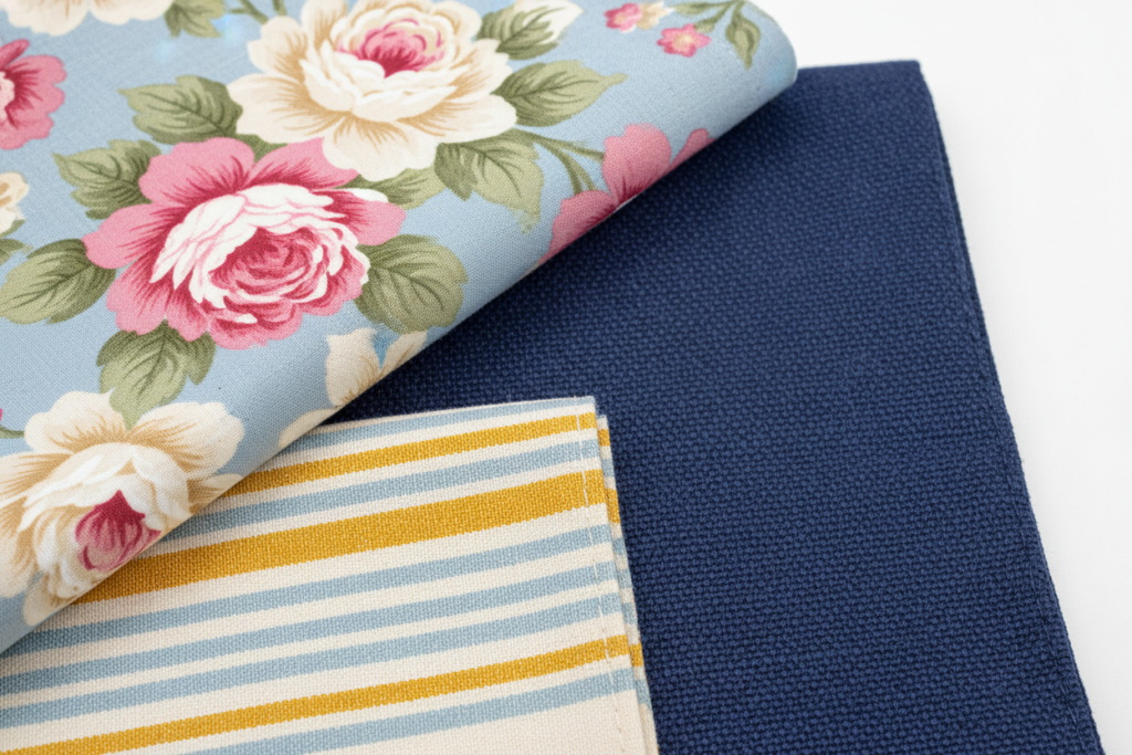 different types of fabric suitable for beginner tote bag projects