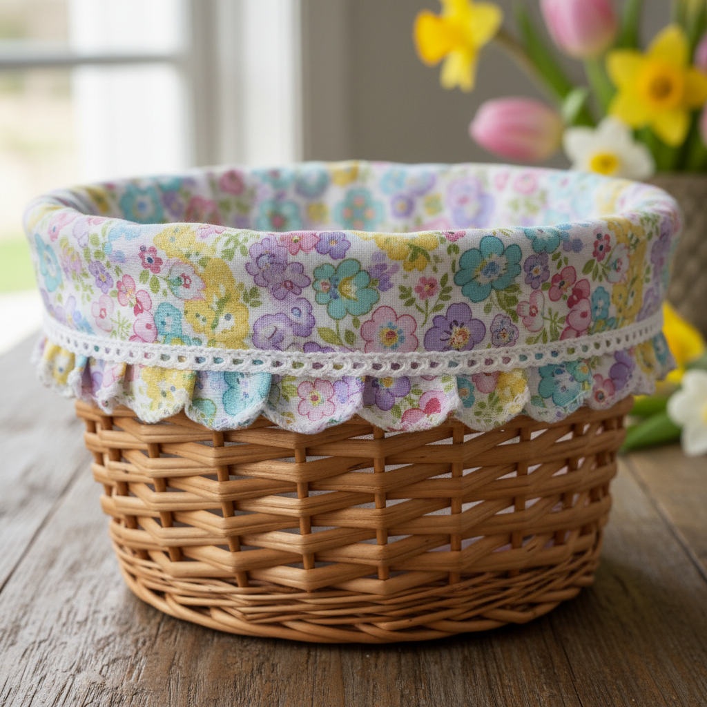 easter basket liner sewing tutorial