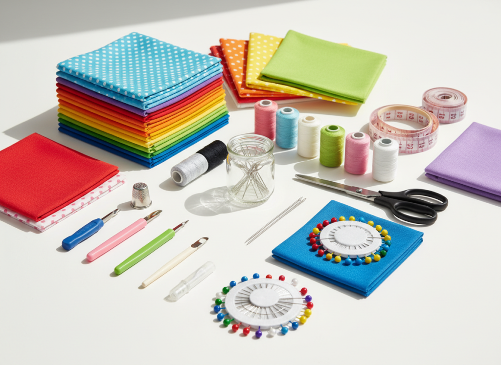 essential sewing supplies for teaching children basic sewing skills