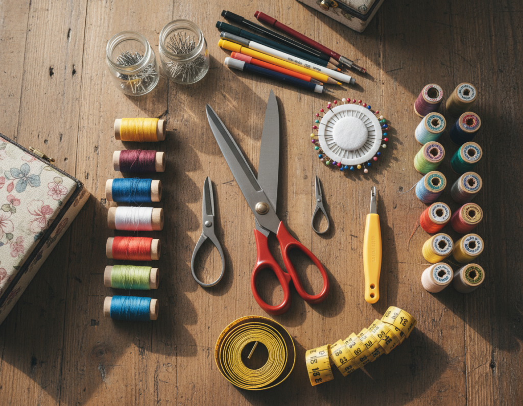 essential sewing tools for making tops