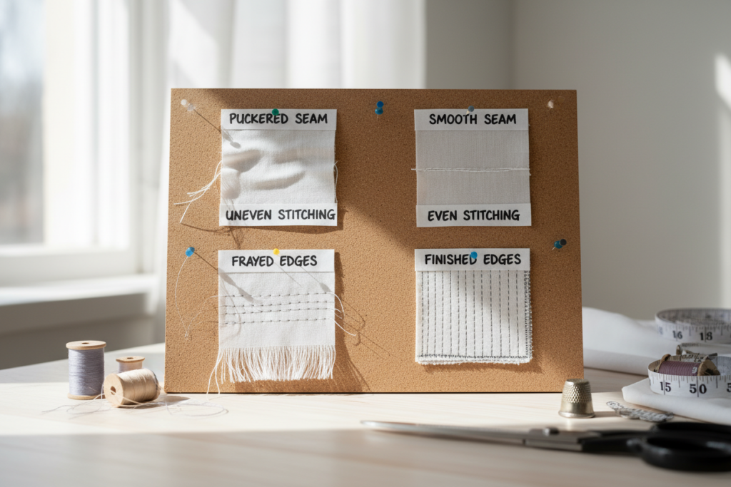 examples of common sewing mistakes and how to fix them