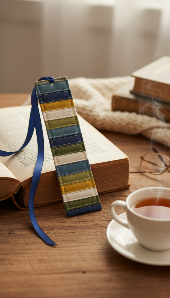 fabric bookmark beginner sewing gift for book lovers fabric bookmark beginner sewing gift for book lovers