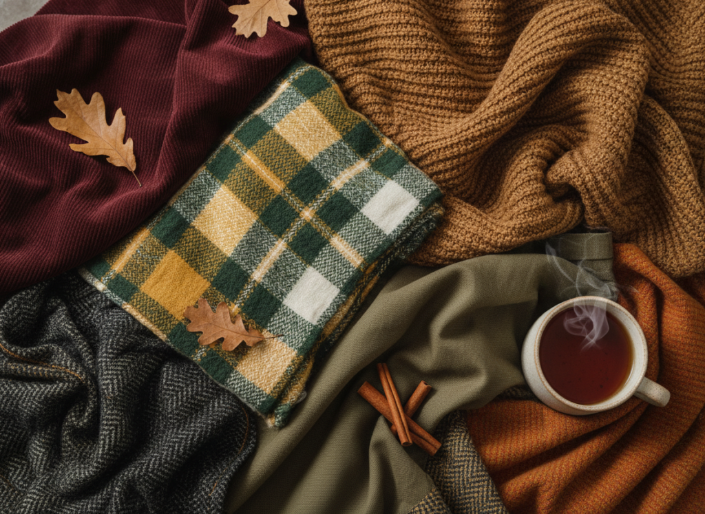 fall fabric selection for sewing projects