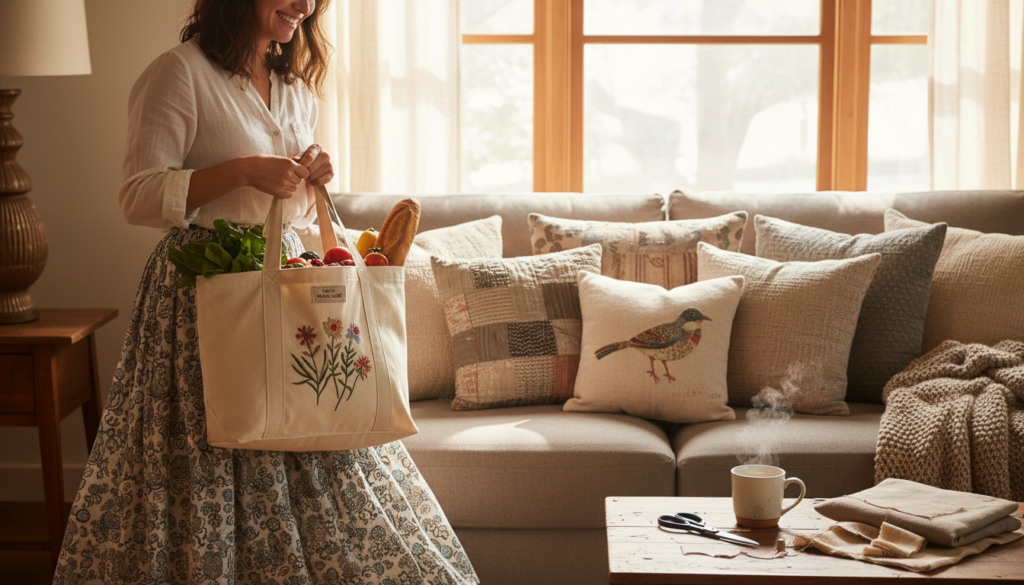 final inspiring image of sewing success and handmade items