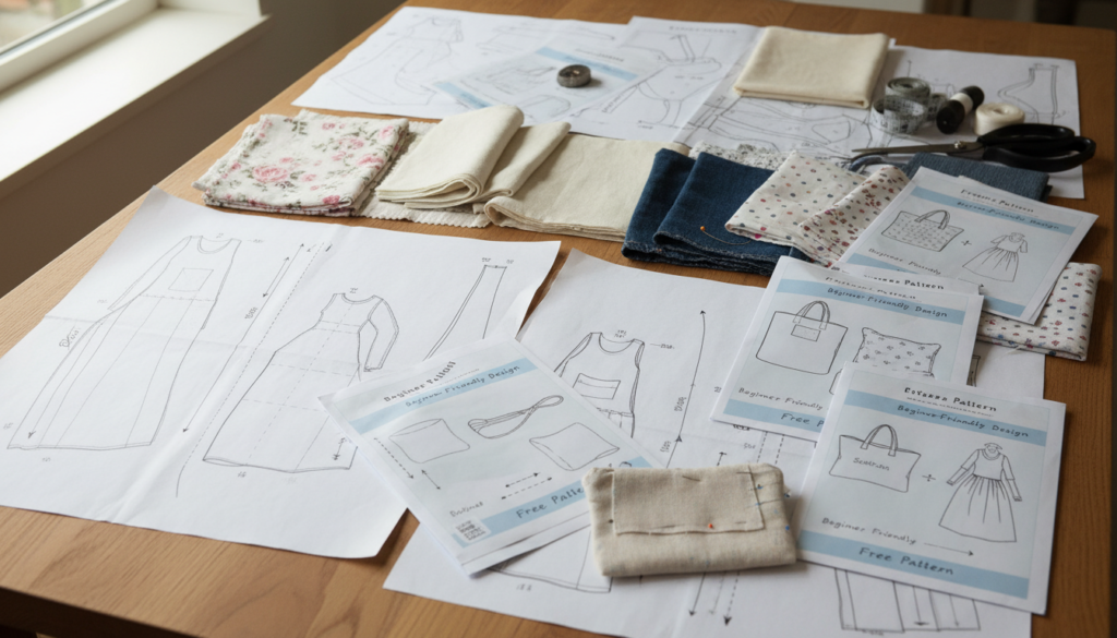 free sewing patterns for beginners collection