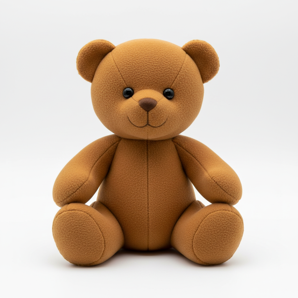 handmade fleece teddy bear stuffed animal