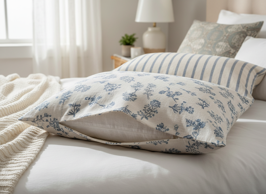 handmade pillowcase sewing project bedroom gift handmade pillowcase sewing project bedroom gift